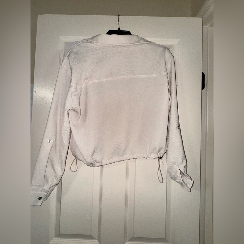 White Cropped Jacket - Picture 3 of 3